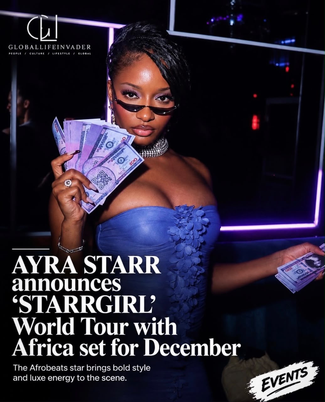 Ayra Starr tour announcement
